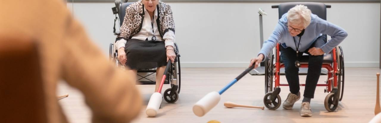 Therapie in het revalidatiecentrum